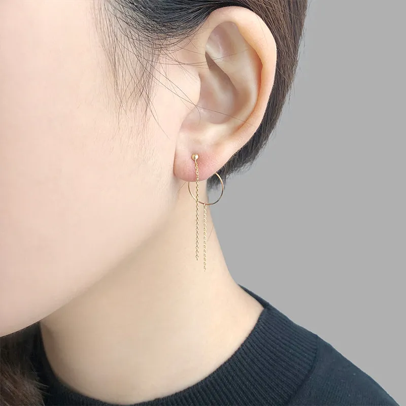 10K real Gold 0.94g Earrings