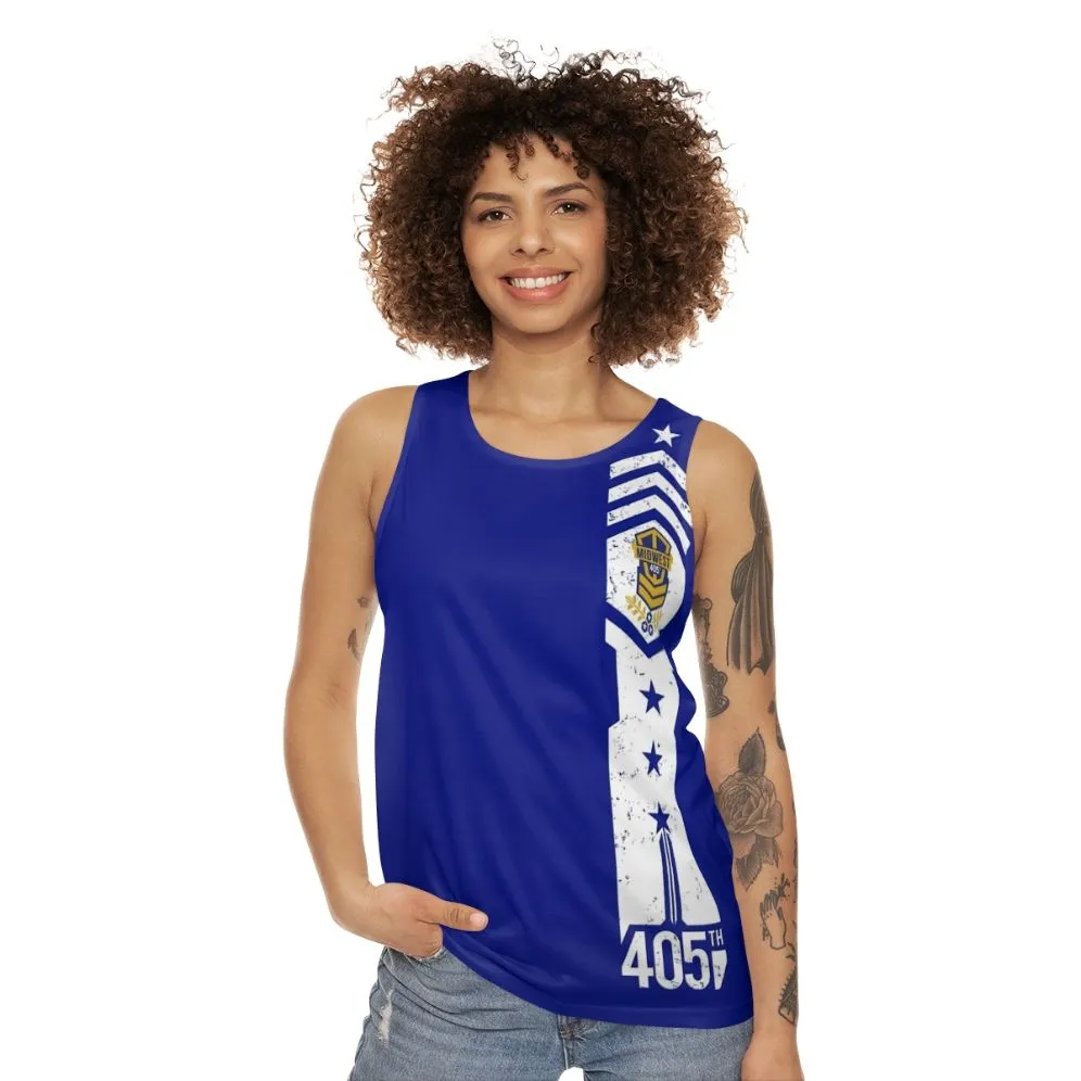 405th Midwest Regiment Unisex Halo Spartan Tank Top