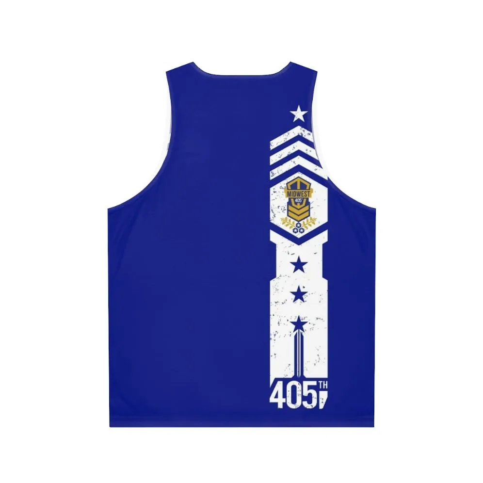 405th Midwest Regiment Unisex Halo Spartan Tank Top