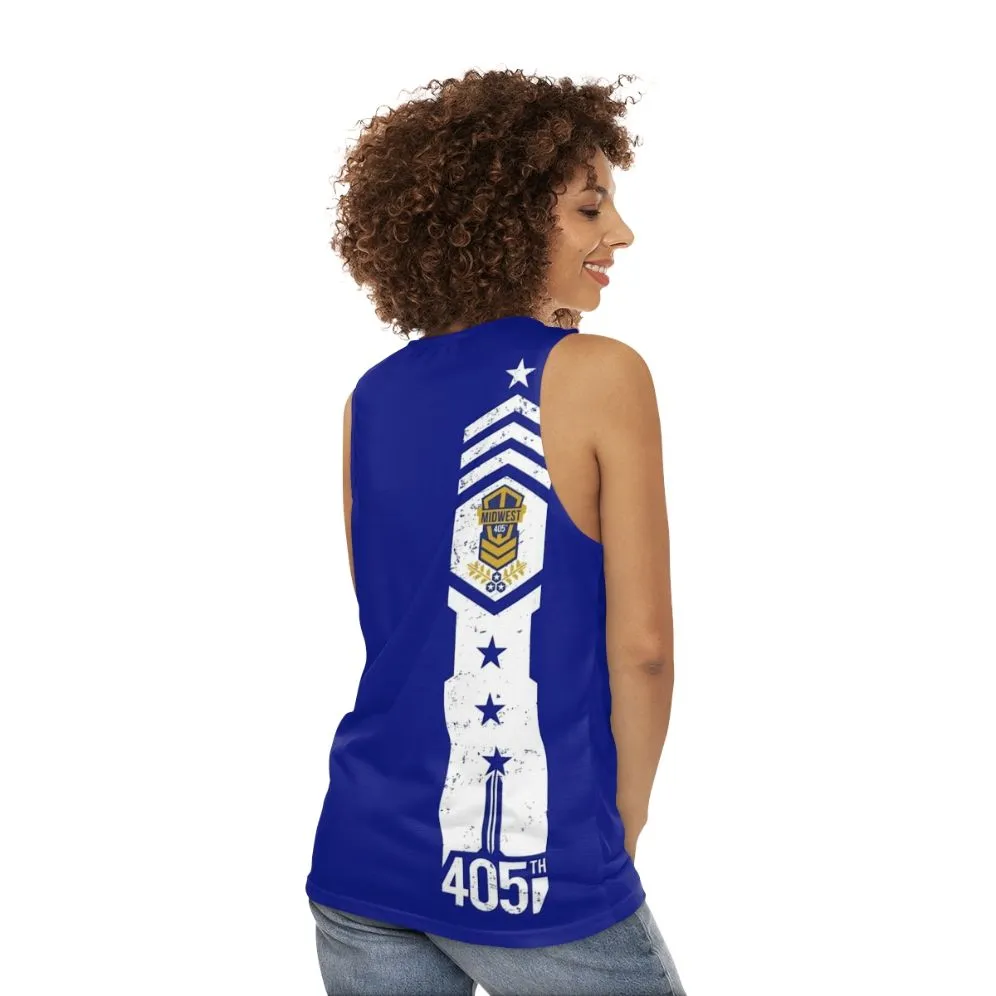 405th Midwest Regiment Unisex Halo Spartan Tank Top