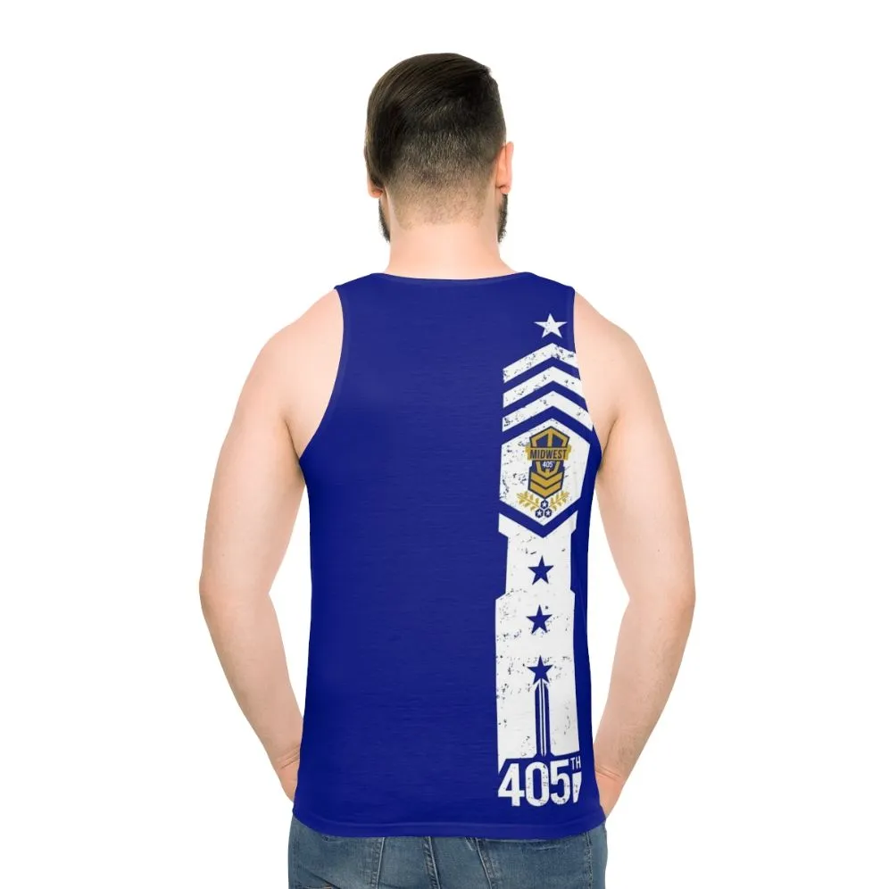 405th Midwest Regiment Unisex Halo Spartan Tank Top