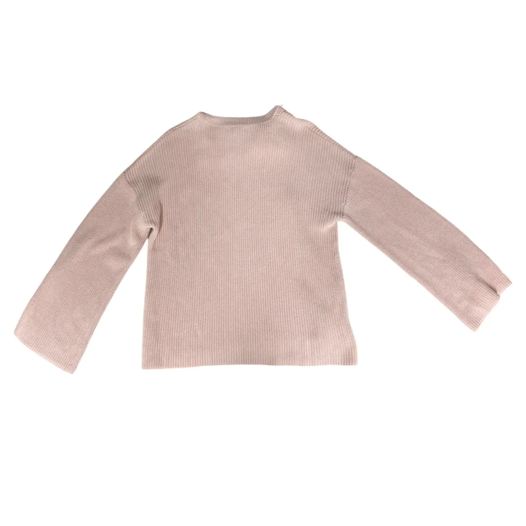 525 AMERICA PALE PINK VIDA WIDE CUFF SLOUCHY TURTLENECK SWEATER SIZE MEDIUM