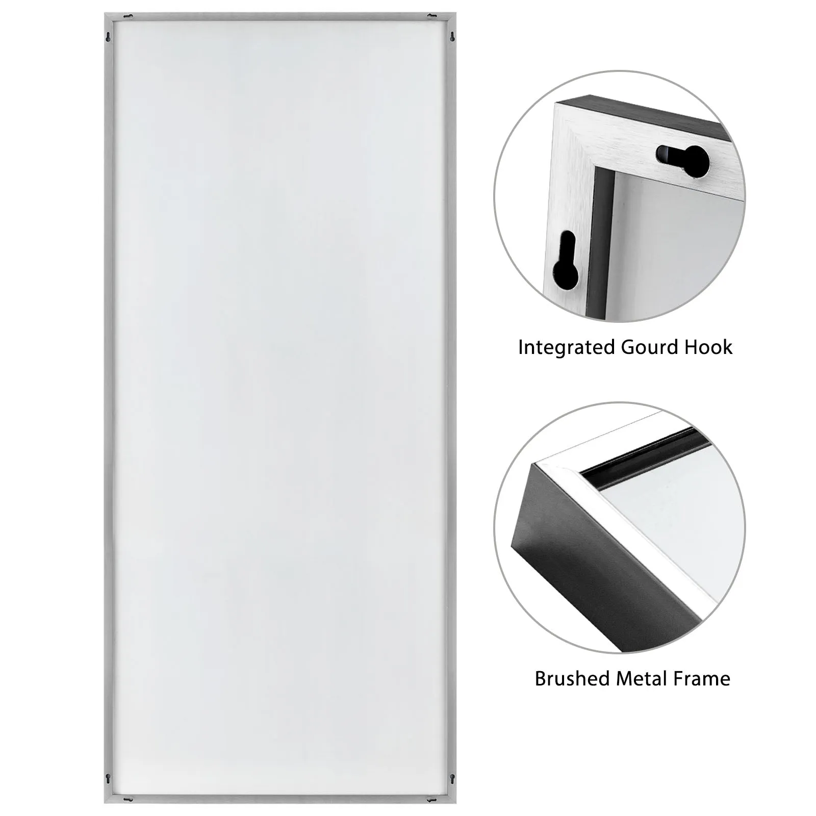 71-in H x 31-in W Metal Framed Full Length Oversized Mirror