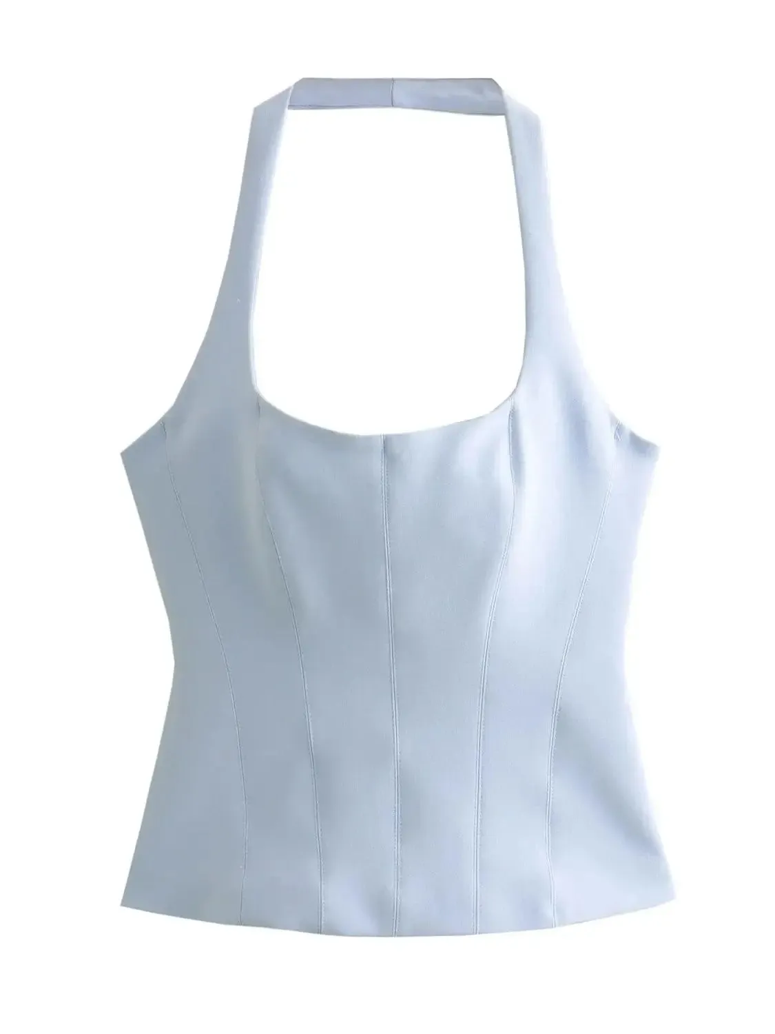 A&A Lined Chic Halter Neck Top