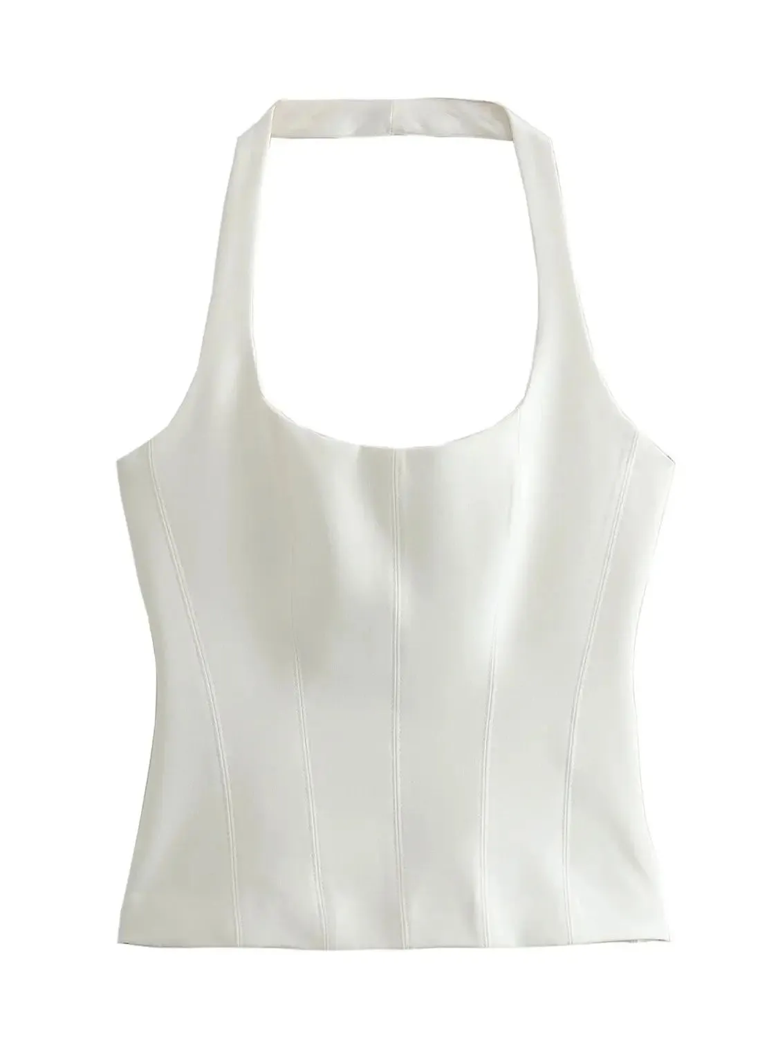 A&A Lined Chic Halter Neck Top