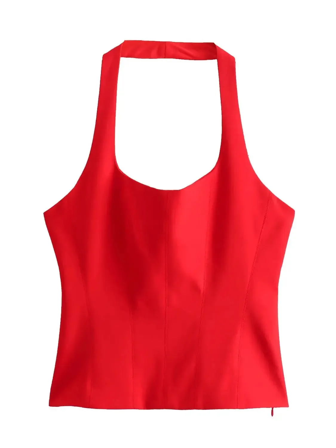 A&A Lined Chic Halter Neck Top