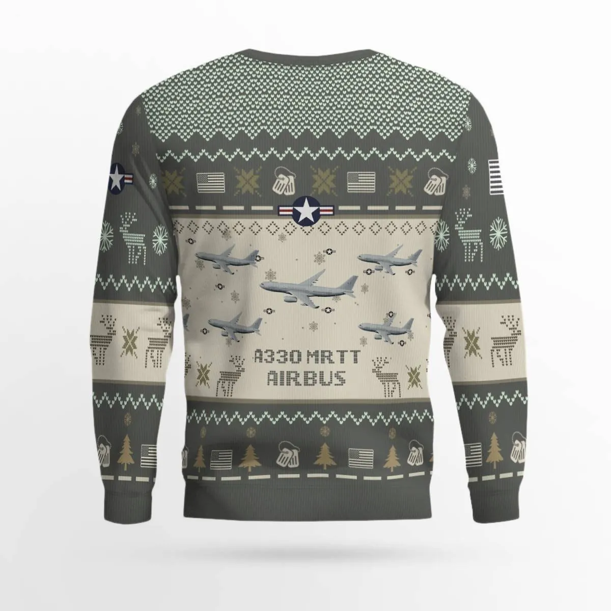 Airbus A330 MRTT_Aircraft Ugly Sweater, Ugly Sweater Christmas Shirt for Men Dad Veteran