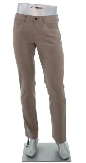 Alberto Regular Fit Pipe Ceramica Pant 0039, Desert