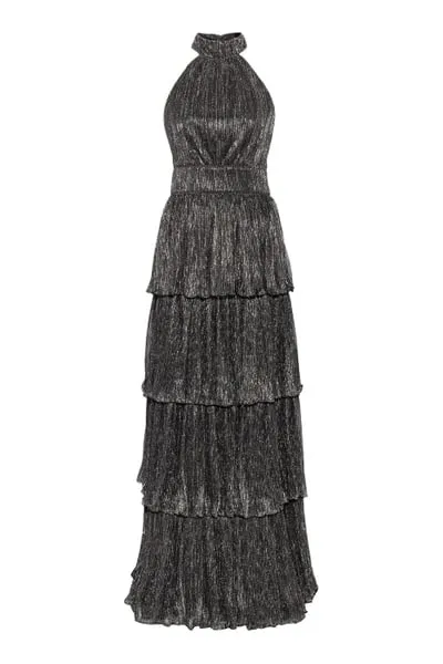 Angel Maxi Dress - Black Metal