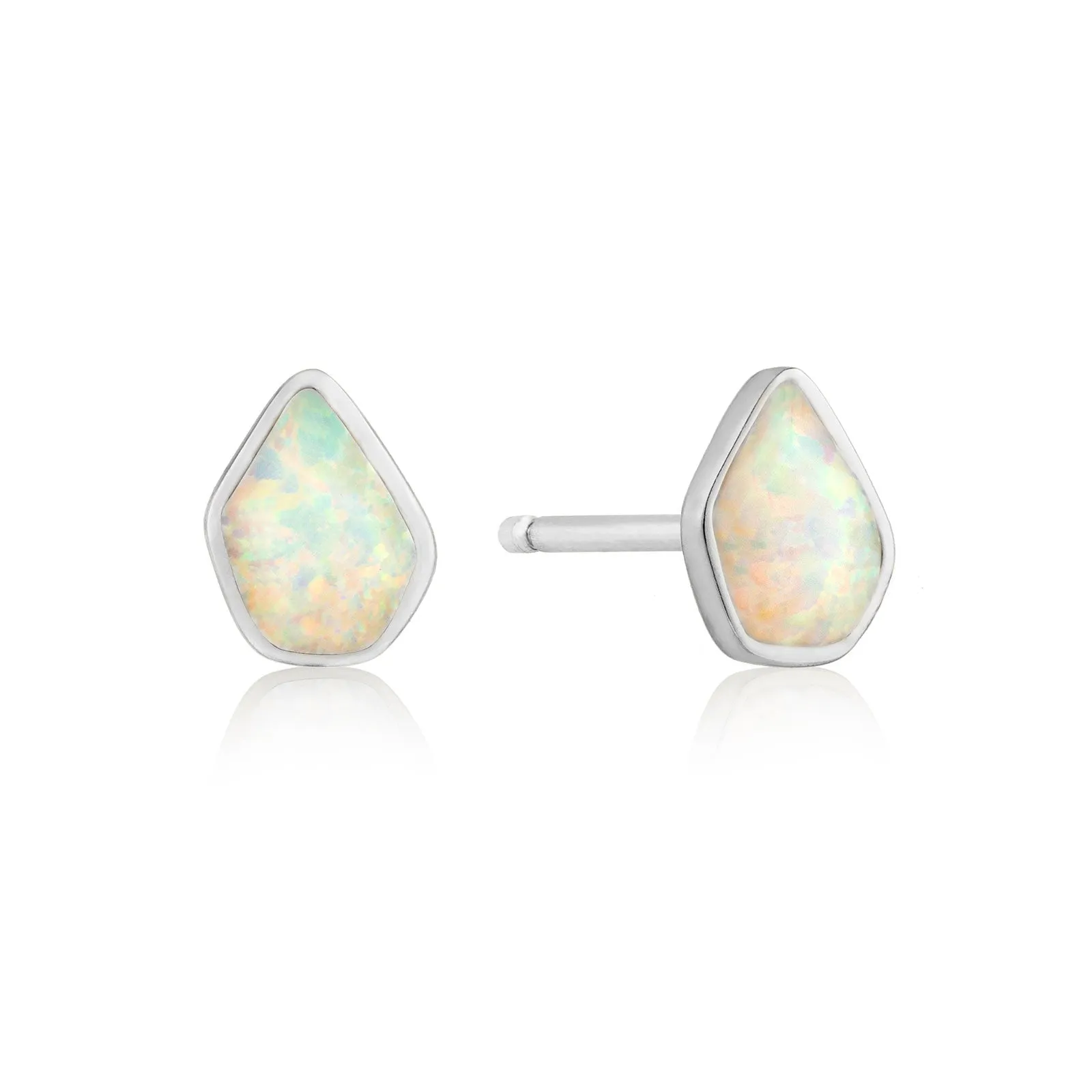 Ania Haie Sterling Silver Opal Colour Stud Earrings