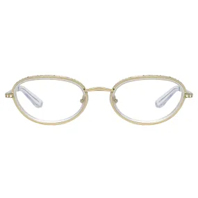 Area Nyc Ladies Oval Clear Eyeglasses AREA1C4OPT