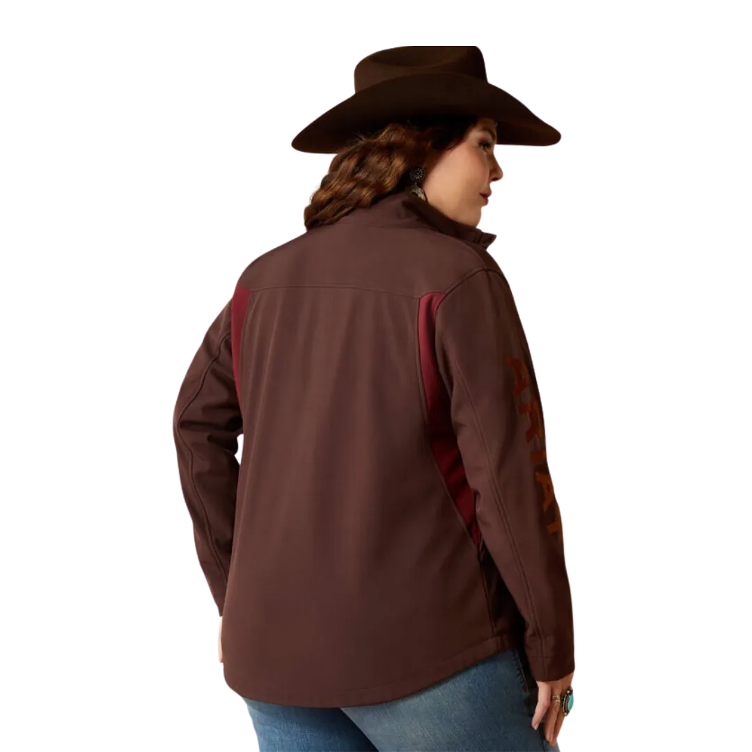 Ariat Women's New Team Softshell Chocolate Plum Jacket