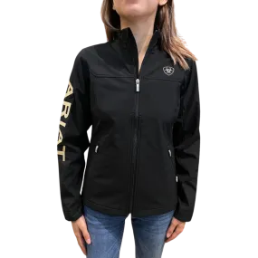 Ariat Women's Team Logo Black & Gold Jacket