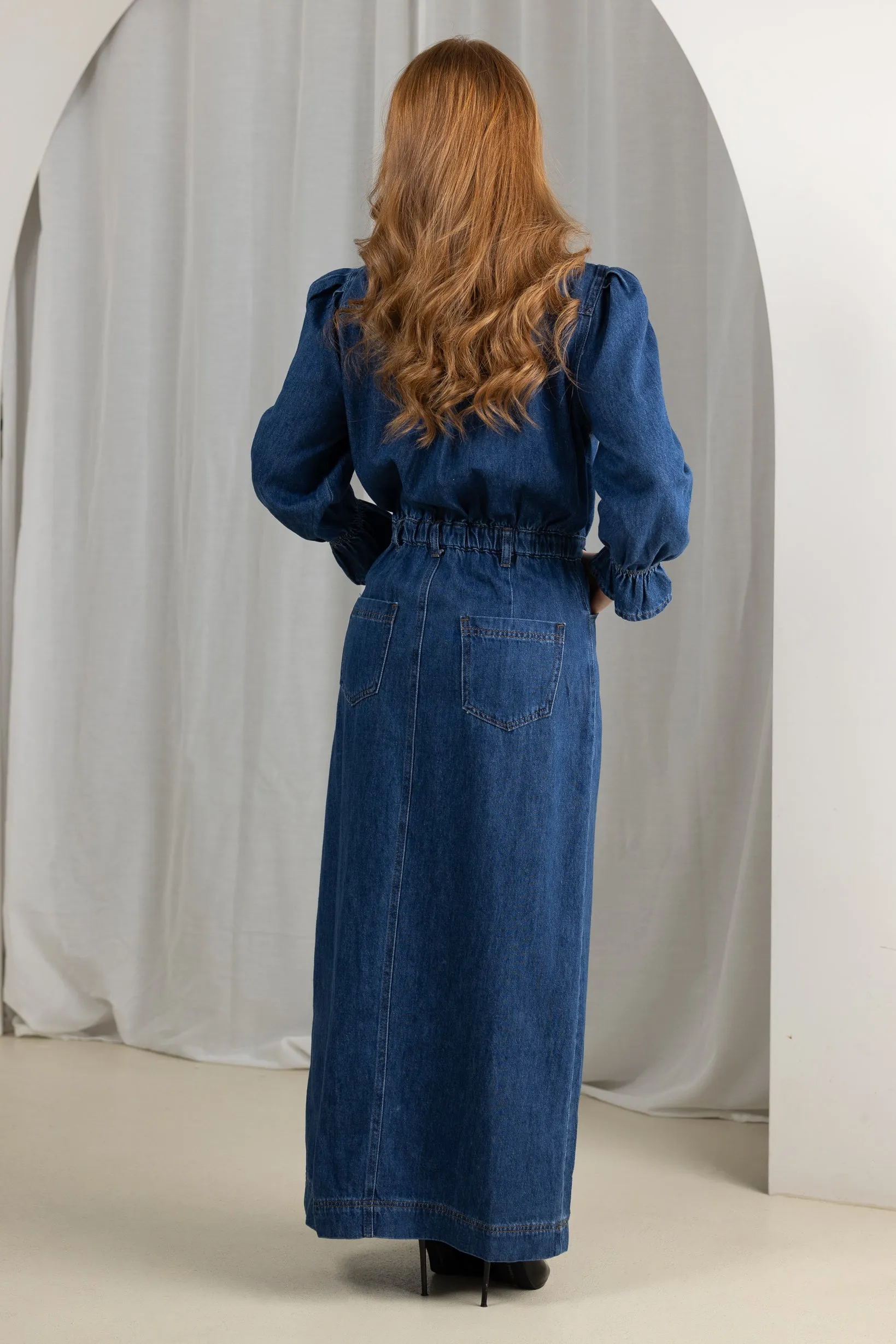 Ayana Maxi Denim Dress