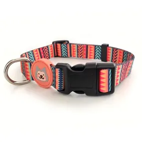 Aztec print collar