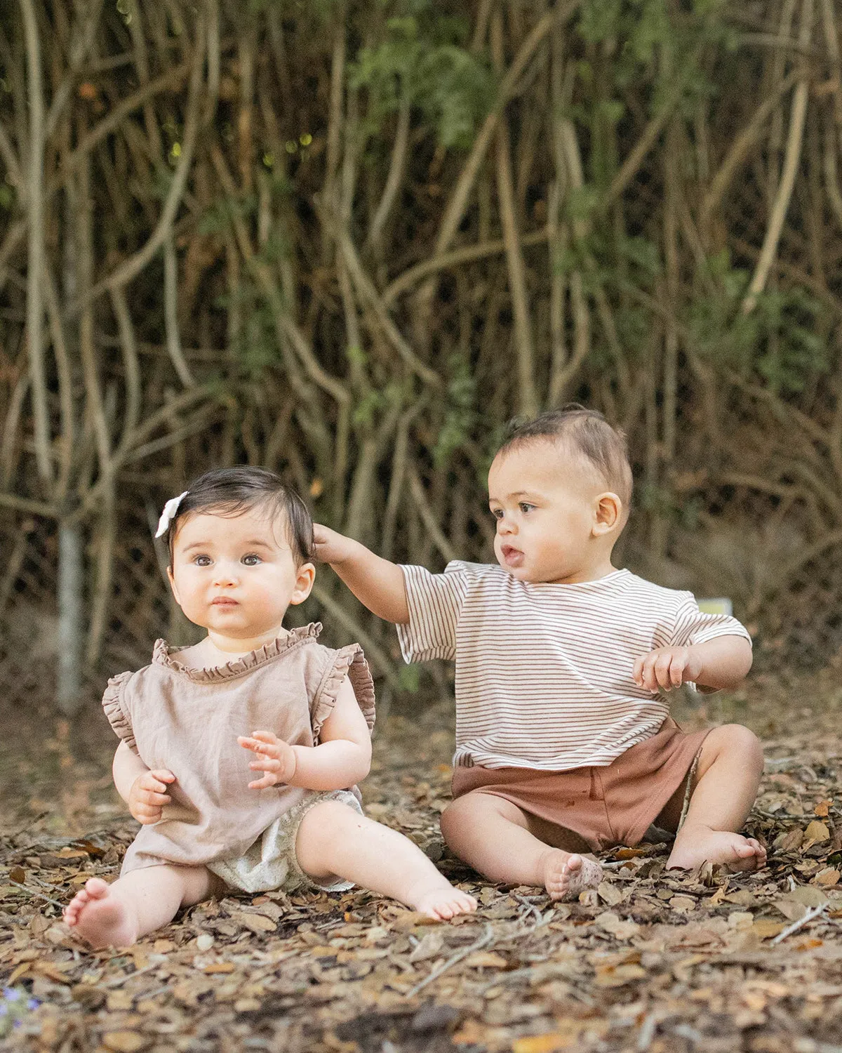 Baby Ruffle Neck Blouse