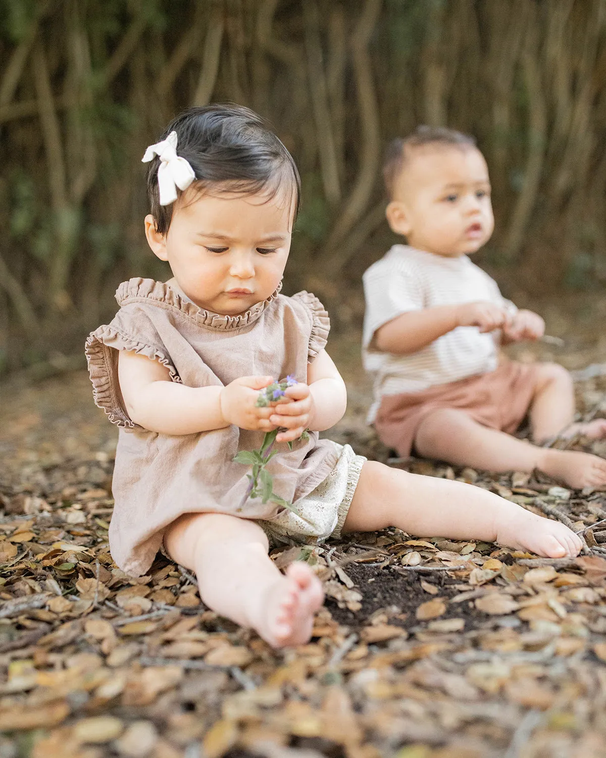 Baby Ruffle Neck Blouse