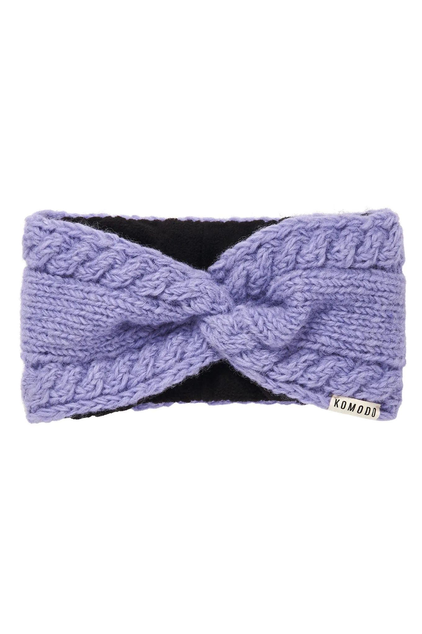 BIWA - Fleece Lined Lambswool Ear Warmer Lavender