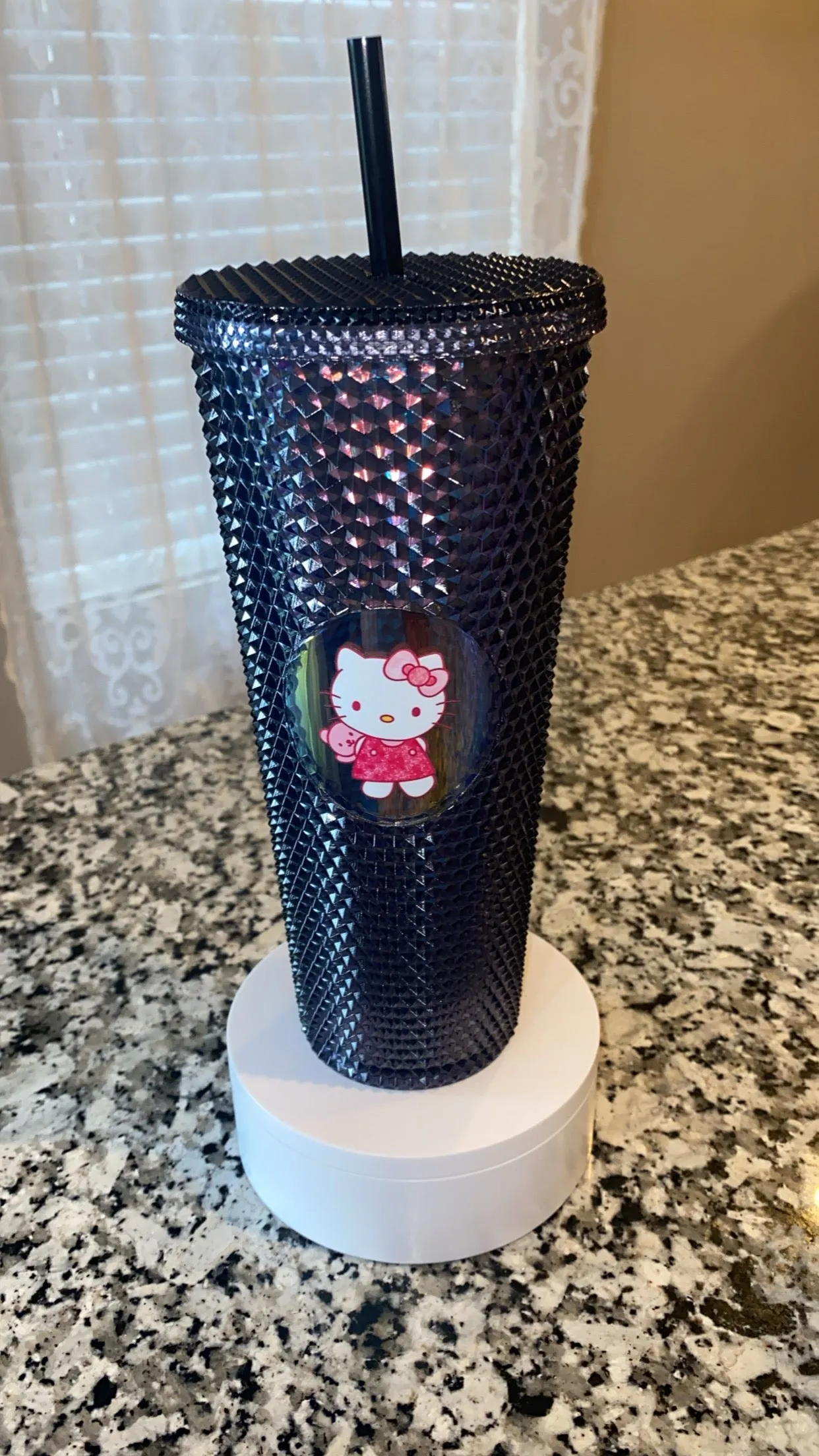 Black Studded Tumbler