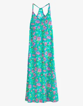 Blume Maxi Beach Dress- Mint Floral