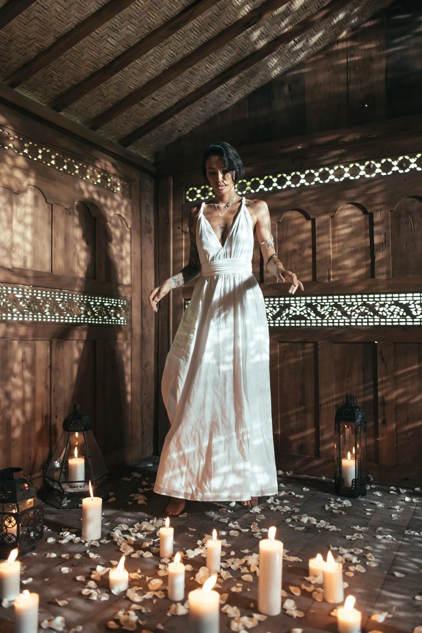 Boho Wedding Dress • Bohemian Goddess Long Maxi Dress