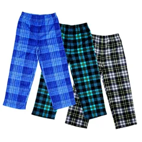 Boy's Micro Fleece Pajama Pants 2/3 Pack - Cozy Sleepwear for All Seasons