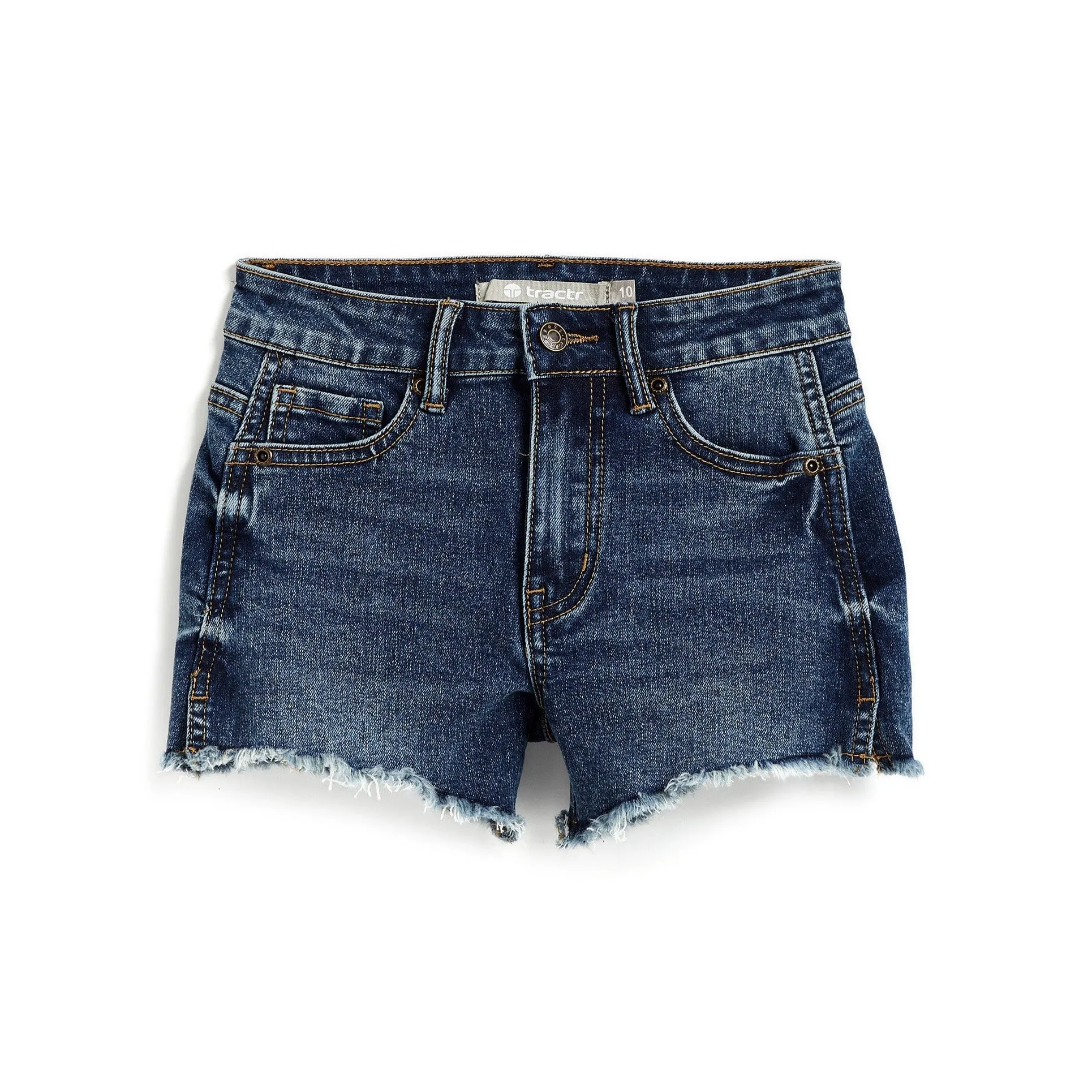 Brittany Side Slit Fray Shorts