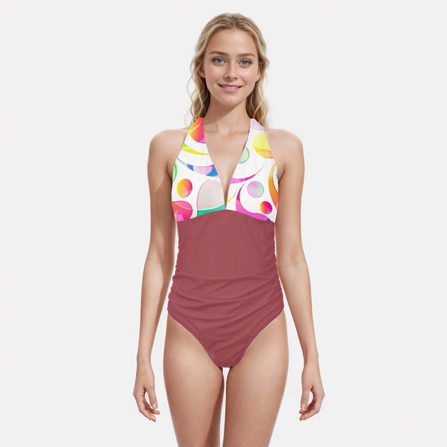 Bubble Works | Women's One-Piece Swimsuit