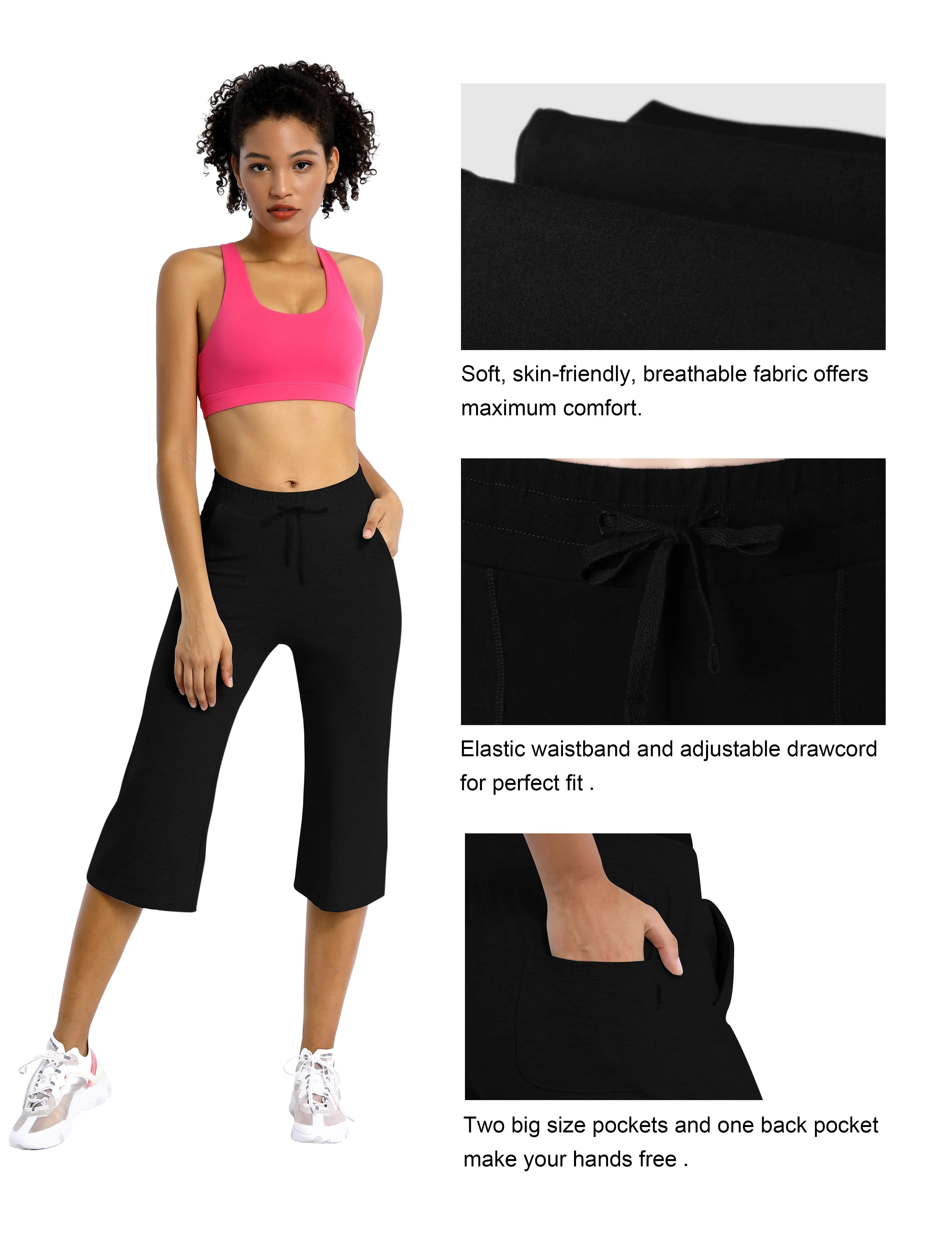 BUBBLELIME 90C/10S Pocket Lounge Adjustable Pants 19??inseam_Gym