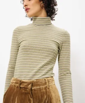 Carmelite Striped Turtleneck