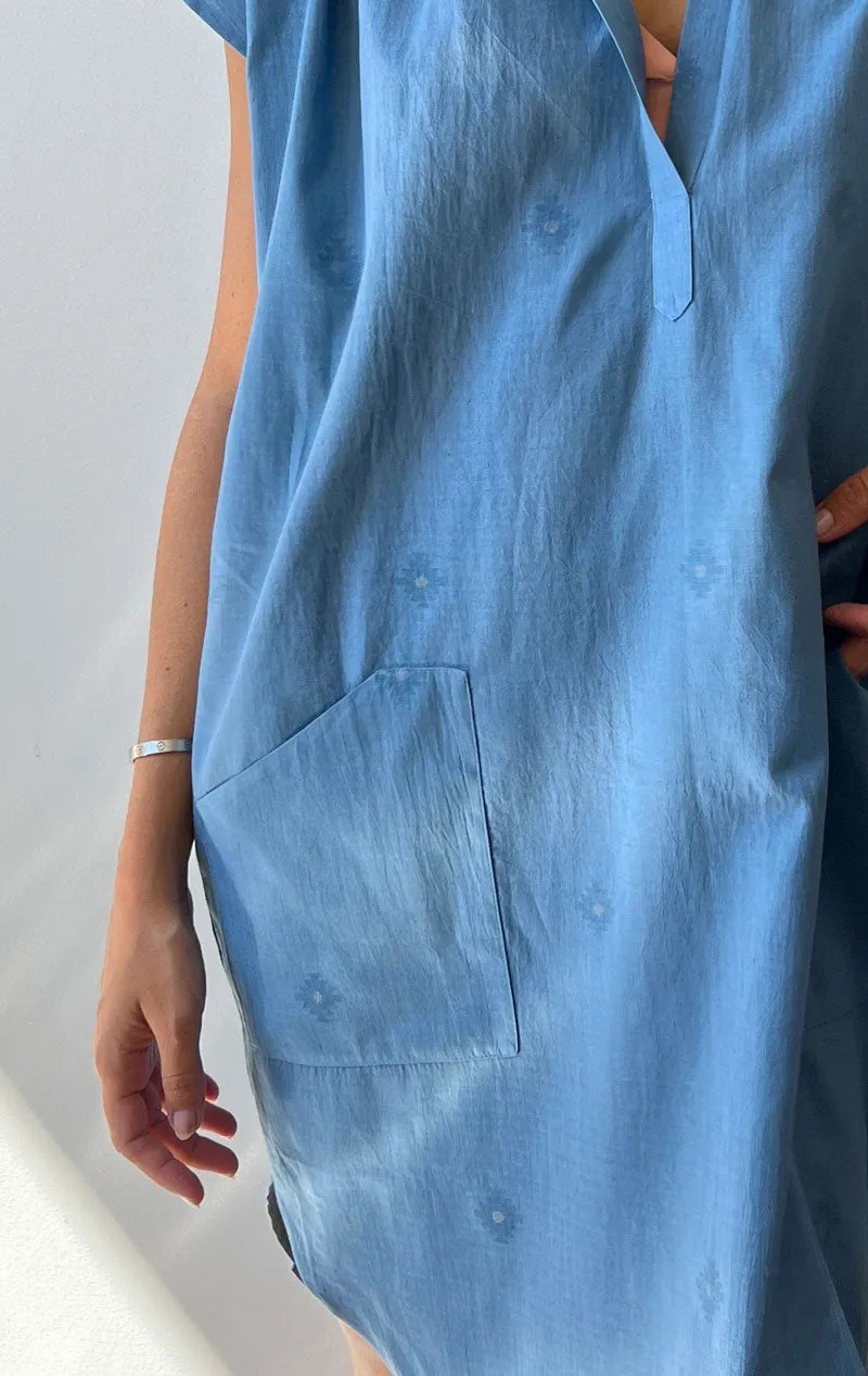 Chambray Khadi Tunic-sale