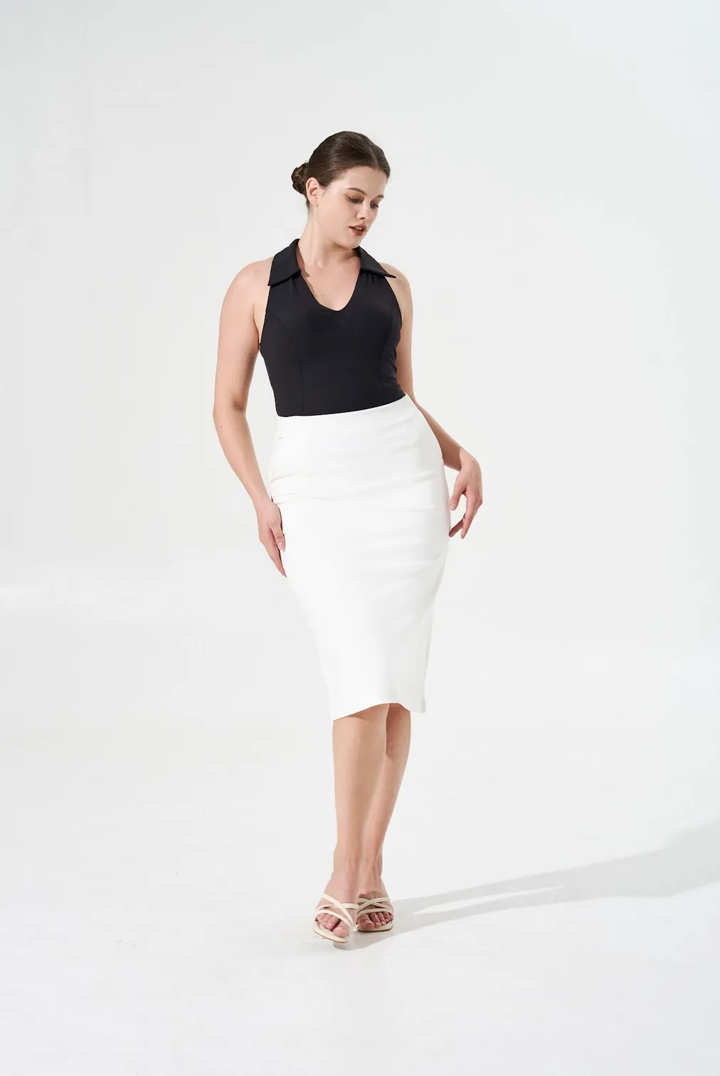 Cooling, Wrinkle-Free, Stretchy Whimsy Skirt With Pockets & Tummy Control