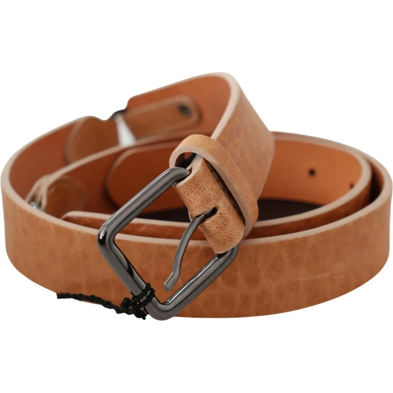 Costume National Chic Light Brown Leather Fashion Belt