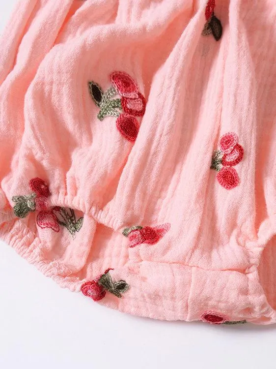 Cute Shorts Baby Little Girl Strawberry/Cherry Bread Pants Summer