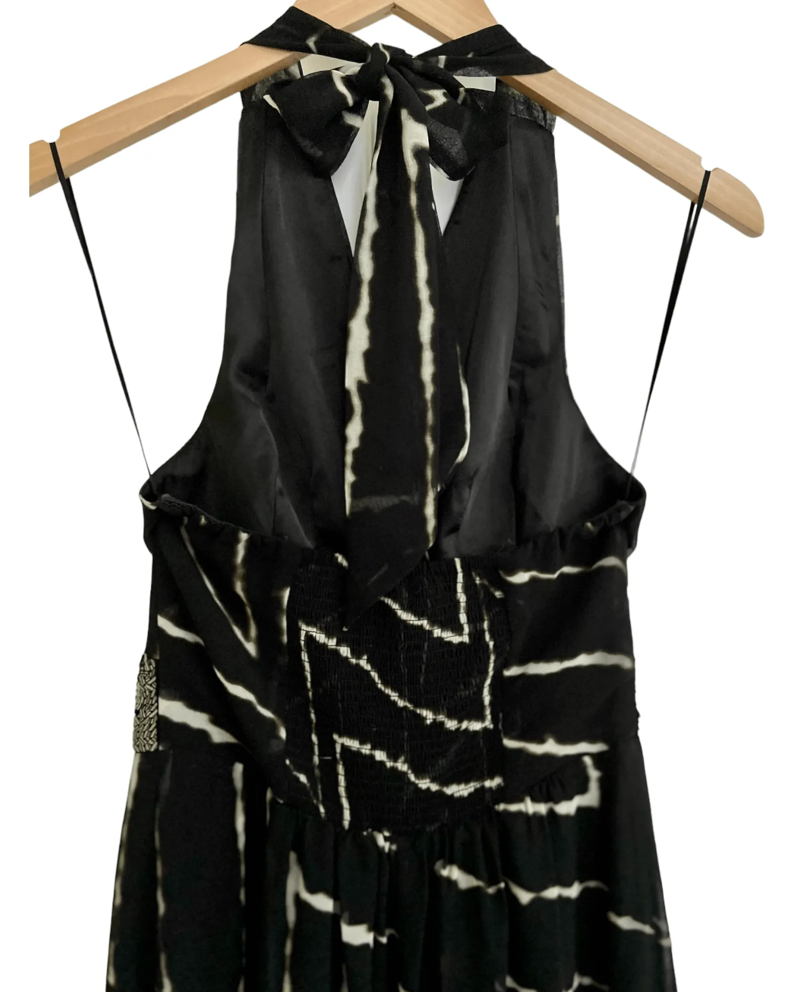 Dark Winter Halter Maxi Dress