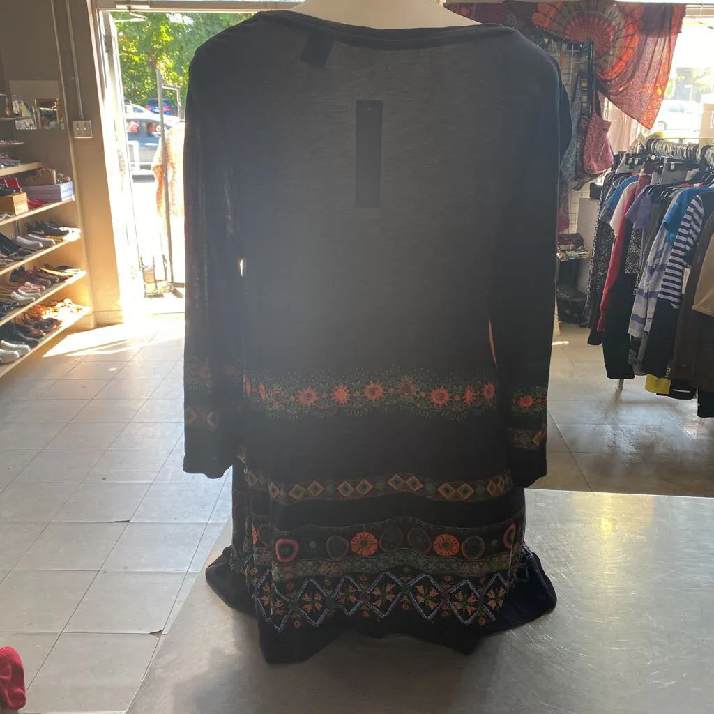 Desigual multi print tunic L