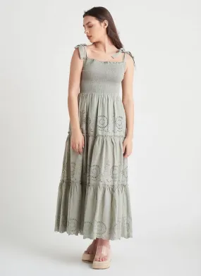 Dex - Eyelet Maxi Dress