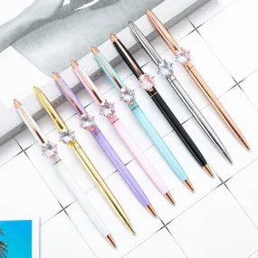 Diamond Fashion Metal Signature Ball Point Pen