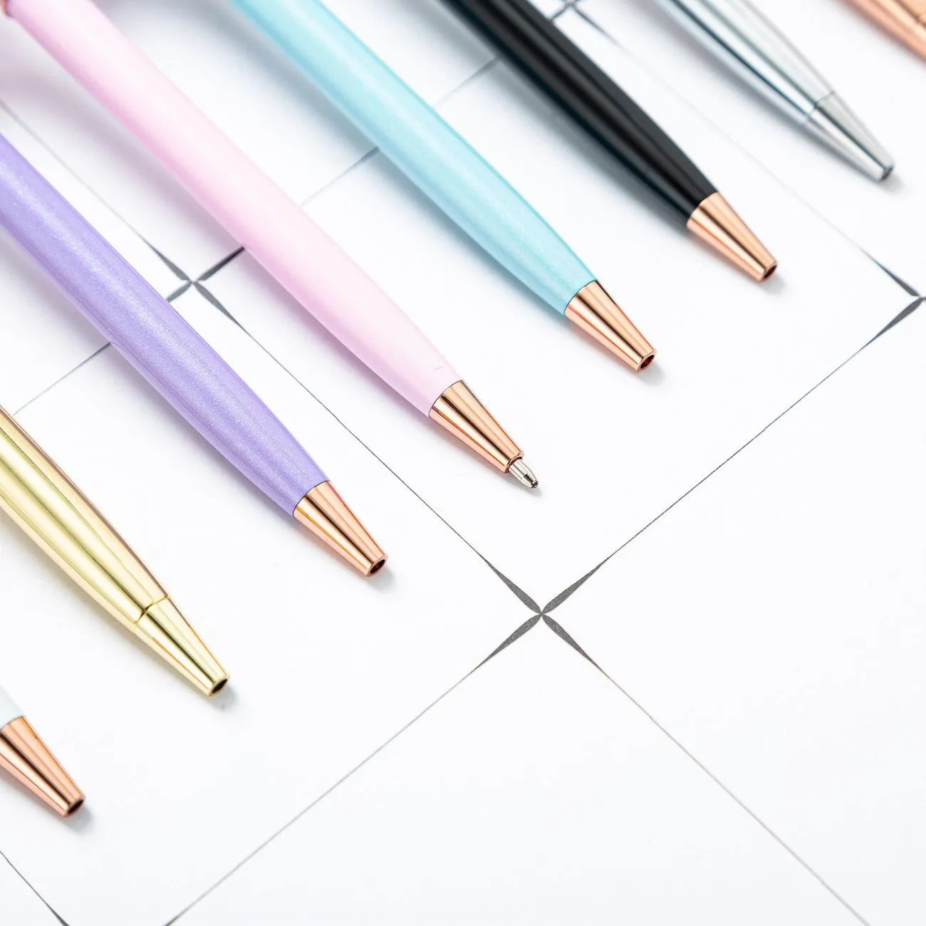 Diamond Fashion Metal Signature Ball Point Pen