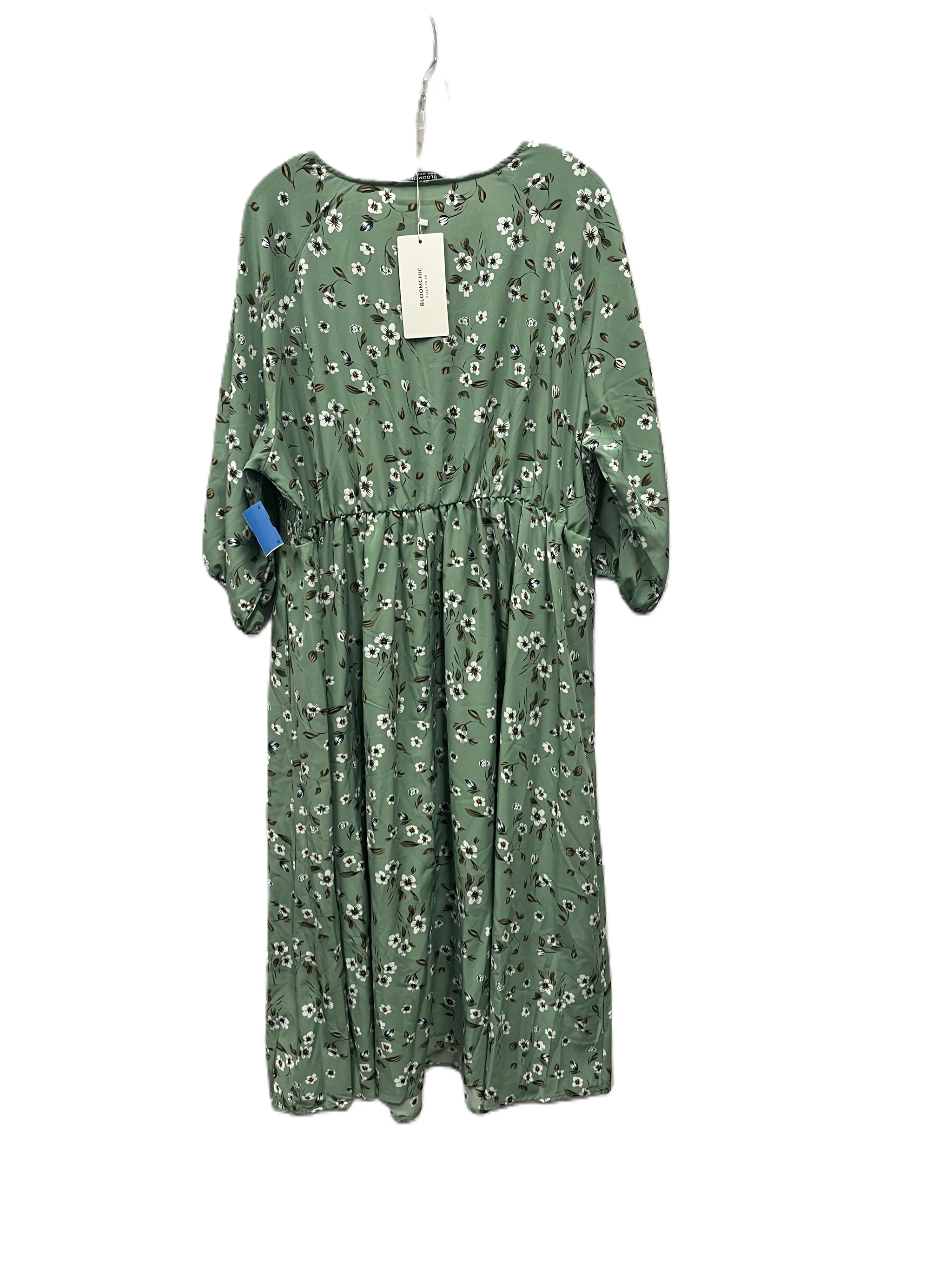 Dress Casual Maxi By Bloom Chic In Green, Size: 3x