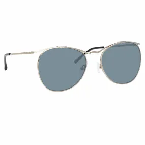 Dries Van Noten Ladies Cat Eye Grey Sunglasses DVN194C1SUN