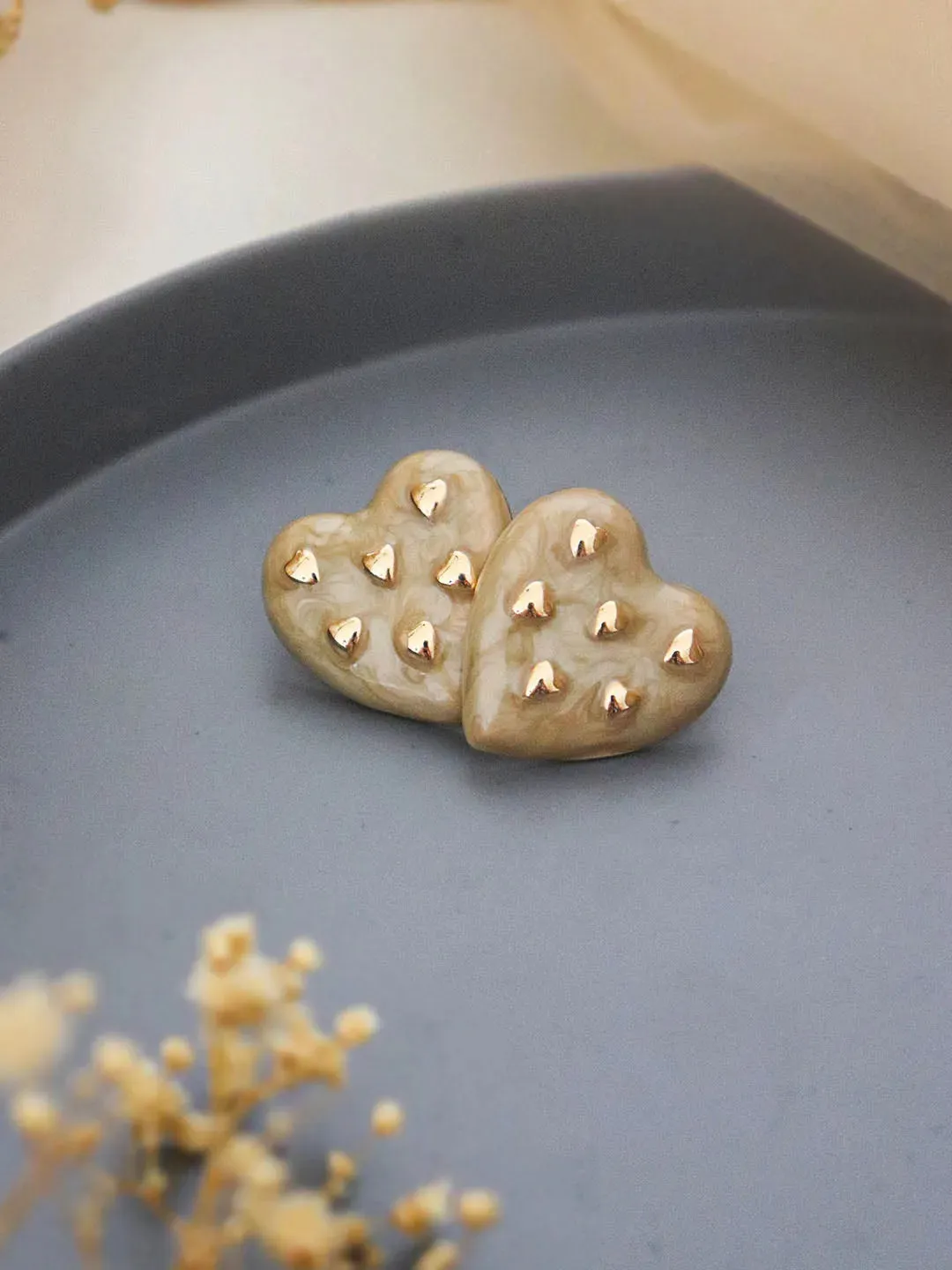 Fashion Heart Stud Earrings