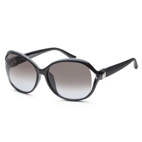 Ferragamo Women's Fashion 61mm Black Sunglasses