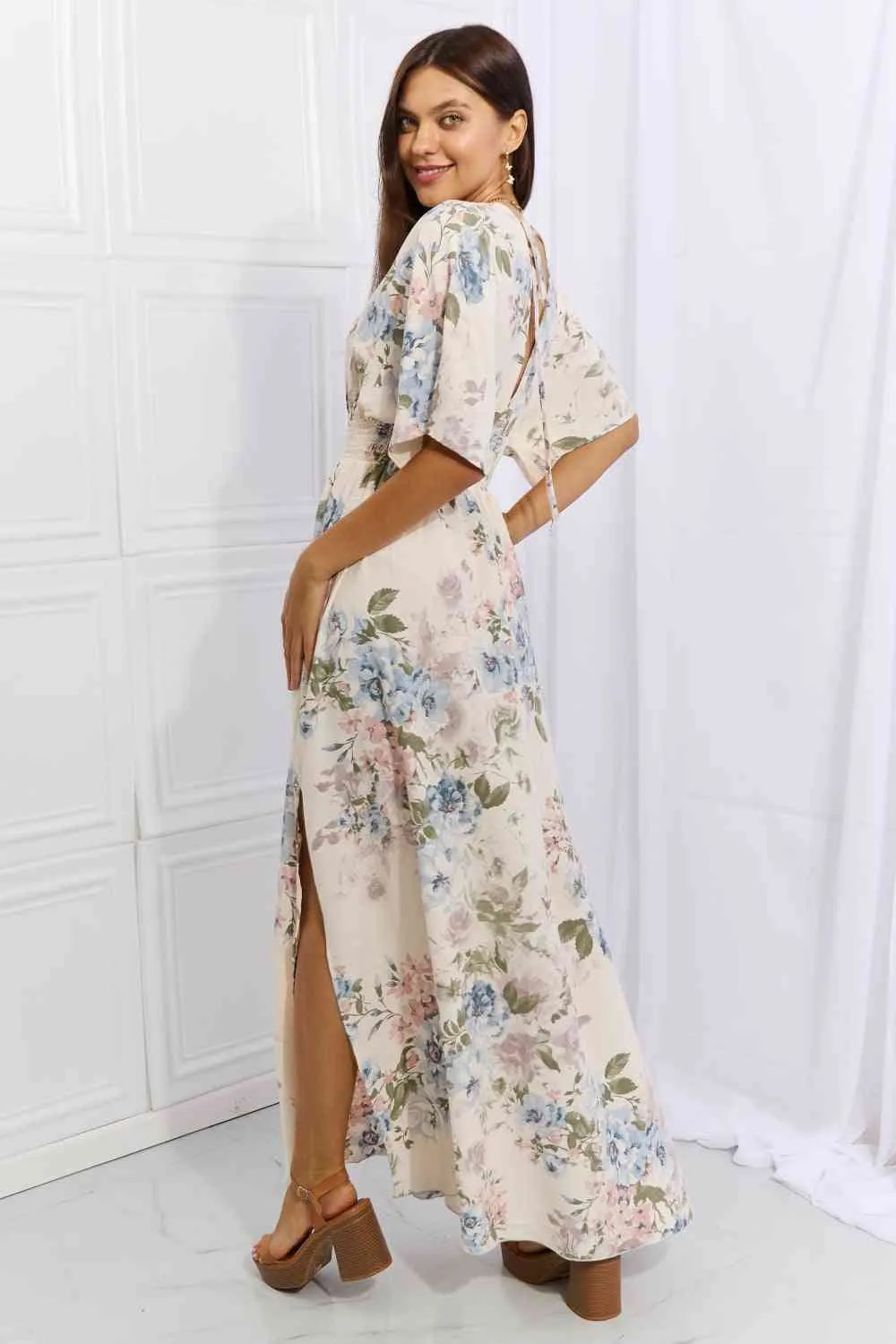 Fine & Elegant Floral Maxi Dress