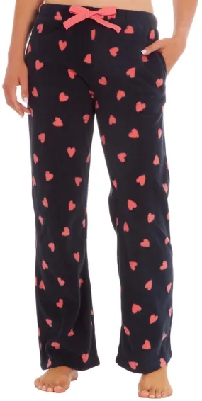 Forever Dreaming Bury Womens Fleece Lounge Pants  - Black