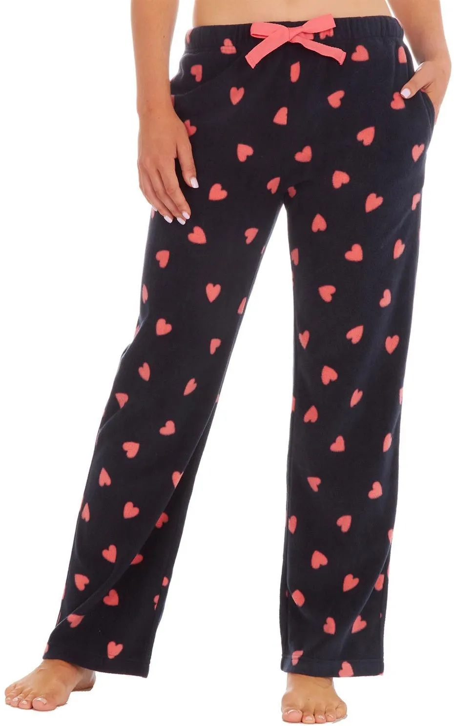 Forever Dreaming Bury Womens Fleece Lounge Pants  - Black