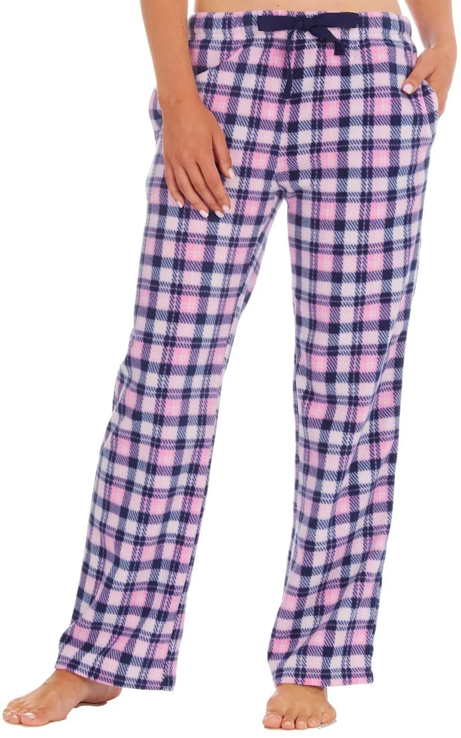 Forever Dreaming Bury Womens Fleece Lounge Pants  - Pink