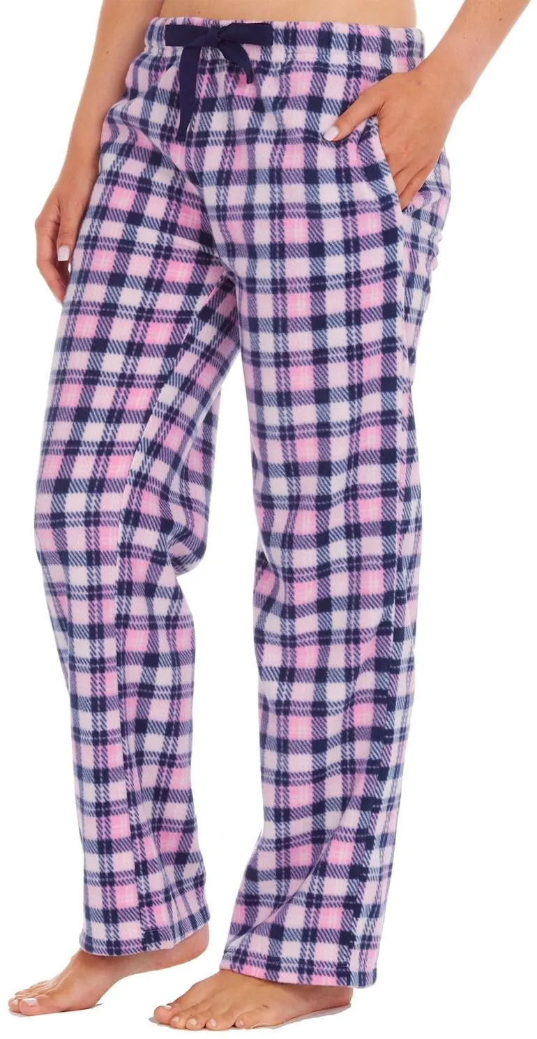 Forever Dreaming Bury Womens Fleece Lounge Pants  - Pink