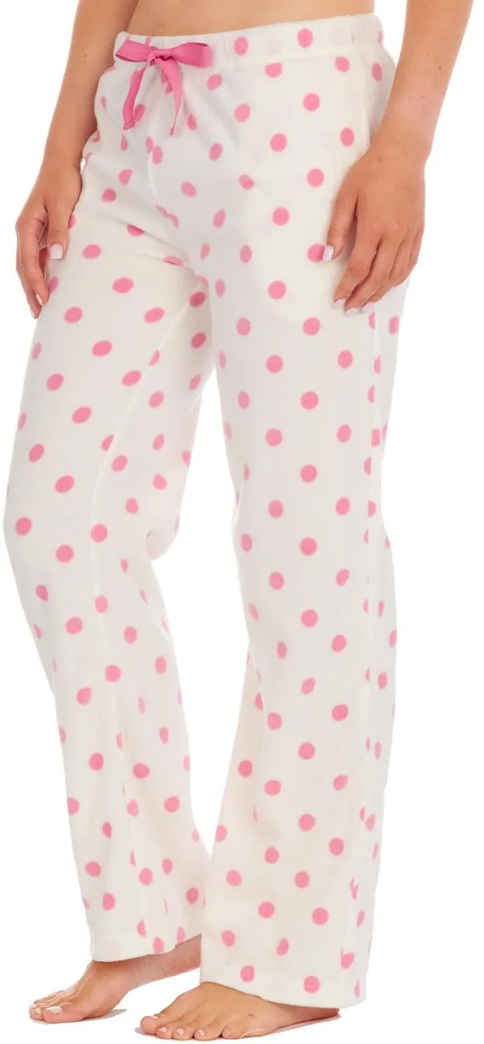 Forever Dreaming Bury Womens Fleece Lounge Pants  - White