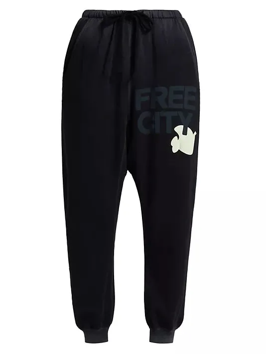 FREECITYLARGE SUNFADES pocket sweatpant - BLACKSPACE